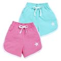 Cotton Denim Available in Many Colors Plain Printed Girls Shorts