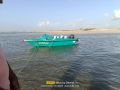 Frp 4 seater speed boat with 40hp motor