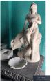 MARBLE STONE LADY SCULPTURE
