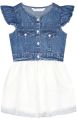 Girls Blue Denim Flare Dress