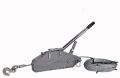 Grey mild steel cable pulling winches
