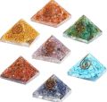 Orgone Crystal Gemstone Pyramid