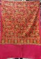 Red pashmina woolen shawl