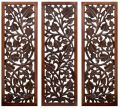 Square Furniture of India Furniture of India Polished Light Brown BROWN Square wooden wall panel