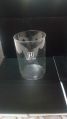 Round Transparent printed water glass