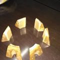 Stone Golden silver segments