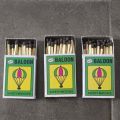Wood baloon safety match boxes