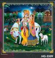 Luxurious 600 X 600 Radha Krishna Ceramic Poster Tiles
