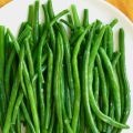 Organic fresh green beans