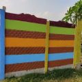Available In Many Colors Polished rcc precast boundary wall