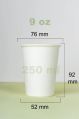 Mekup & Rekup White 250ml plain paper cup