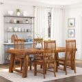 120 Kg Sheesham Wood foldable solid wood 4 seater dining table set