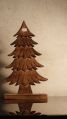Brown wooden big christmas tree