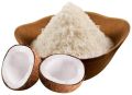 White desiccated coconut powder