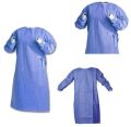 Cotton Linen Blue Plain disposable surgical gowns