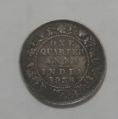 one quarter anna 1936 silver coin