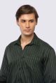 Multicolor mens checked full sleeves cotton tencel shirt