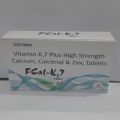 Vitamin K2 7 Plus High Strength Calcium Calcitriol Zinc Tablets