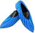 PP Blue Plain Salus plastic shoe cover