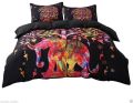 Cotton Multi Color Printed Marusthali bed cover set