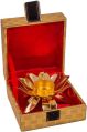 Golden Polished Marusthali brass floral diya