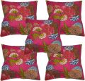Cotton Square Available in Many Colors Printed Marusthali Kantha Cushion Cover
