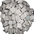 Gray Chips Square Polished nickel anode