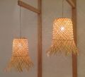 bamboo wicker pendent lamp