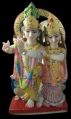 2.3 Feet Marble Traditional Radha Krishna Statue