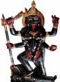 2.5 Feet Marble Painted Maa Kali Statue