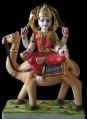 2 Feet Marble Painted Durga Mata Statue