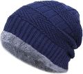 Round Available in Many Colors Plain mens woolen winter cap