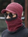 Round Available in Many Colors Plain unisex neck warmer woolen cap