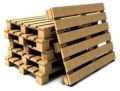 Rectangular Brown industrial wooden pallet