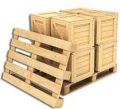Square Soft Wood Brown wooden box crate pallet