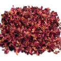 Natural dried red rose petals