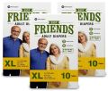 Cotton White friends adult diapers