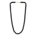 8mm Pearl Necklace for Men or Women,White or Black Round Pearl Necklace - Pearl Choker Necklace Fash