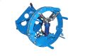 Stainless Steel Polished Round BLUE SPM hydraulic pipe joint internal clamp