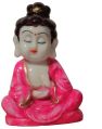 White Marble Meditating Baby Monk Statue