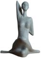 Resin Yoga Lady Statue