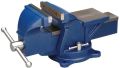 Iron Stainless Steel Polished Blue bench vice