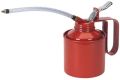 Metal Polished Round Red Plain Oil Cans