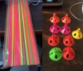 Multicolored Plastic balloon caps sticks