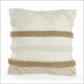 Cotton Square embroidered handwoven cushion