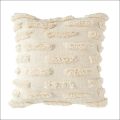 Off White Handwoven Cushion