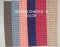 Multi Color oxford check cotton fabric