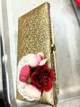 Cardboard Rectangular New golden wedding cash box