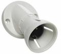 Round White Plain infinity electrical bulb holder
