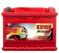 Red New 12V exide mileage din60 car battery